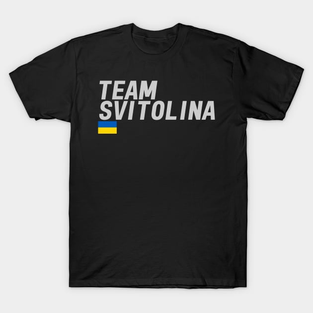 Team Svitolina T-Shirt by mapreduce